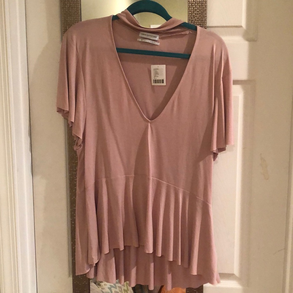 Soft urban outfitters top with a choker neckline.